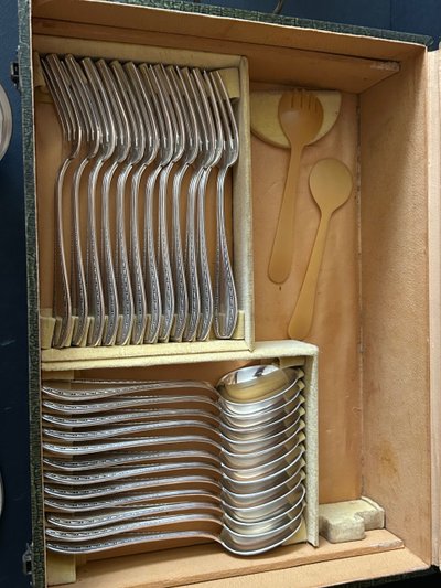 Cutlery set - Ercuis modèle Tolède - Métal argenté