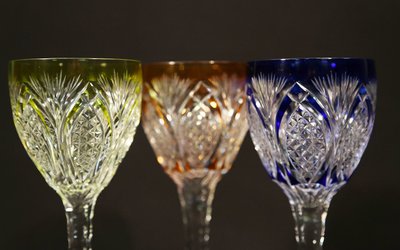Set di 3 bicchieri Etzel, cristallo