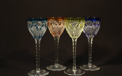 Set di 3 bicchieri Etzel, cristallo