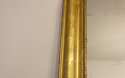 Specchio Luigi Filippo Legno dorato XIX secolo