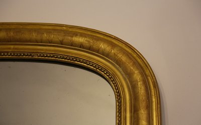 Specchio Luigi Filippo Legno dorato XIX secolo