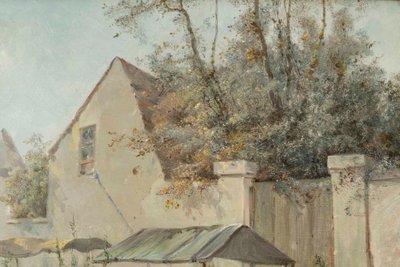 Coppia di dipinti, olio su tela fine XIX secolo
