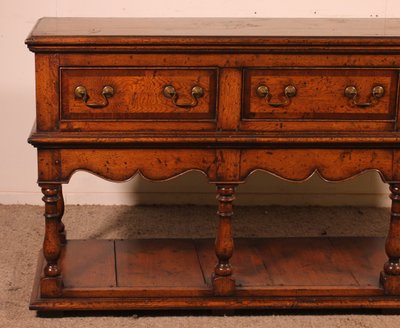 englische Konsole dit dresser Eichenbasis