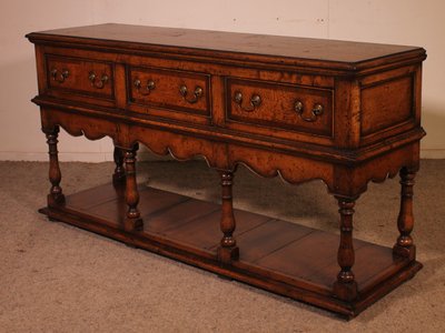 englische Konsole dit dresser Eichenbasis