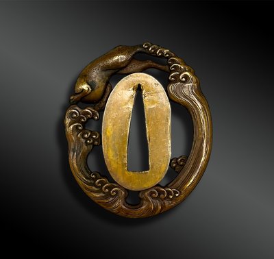 TSUBA Maru Gata - Japon - Période Edo (1603-1868)