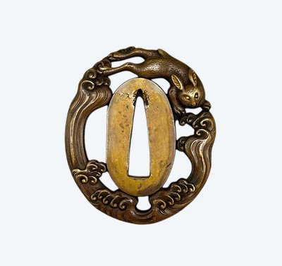 TSUBA Maru Gata - Japon - Période Edo (1603-1868)