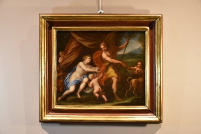 Giuseppe Bartolomeo Chiari (Rome 1654–1727), Venus With Adonis And Cupid