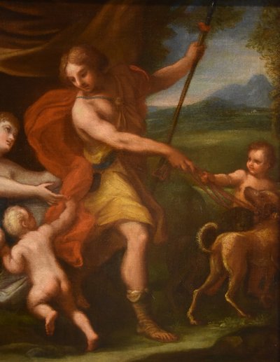 Giuseppe Bartolomeo Chiari (Rome 1654–1727), Venus With Adonis And Cupid
