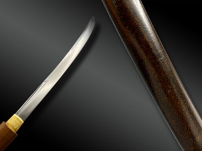 SABRE called Wakizashi, in shirasaya - Japan - Ōan period (1368-1375)