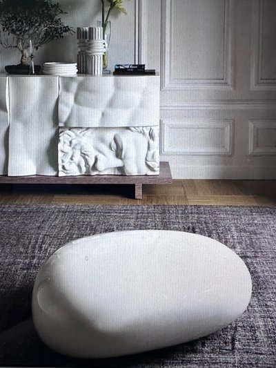 Khoisi pebble coffee table by Naoto Fukasawa published by Driade Italy