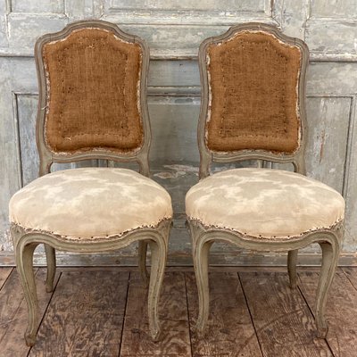 Pair of Louis XV style chairs