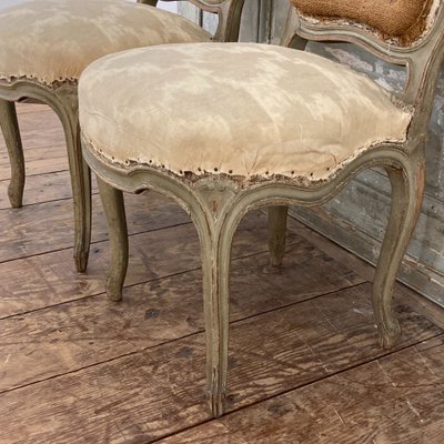 Pair of Louis XV style chairs