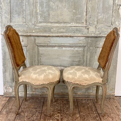 Pair of Louis XV style chairs