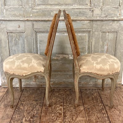 Pair of Louis XV style chairs