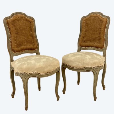 Pair of Louis XV style chairs