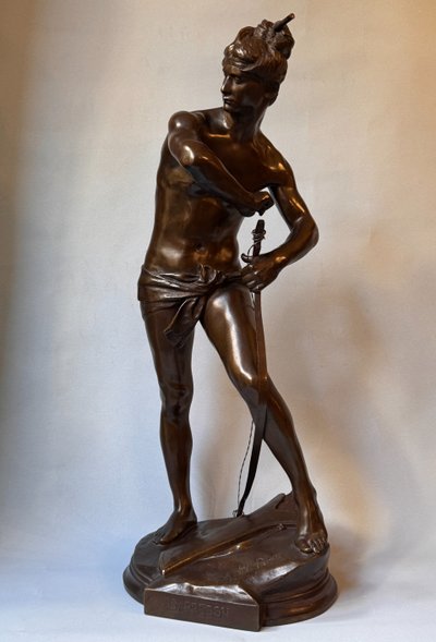 Scultura in bronzo "Sarpedon" Henri Peinte - Siot Decauville H 63