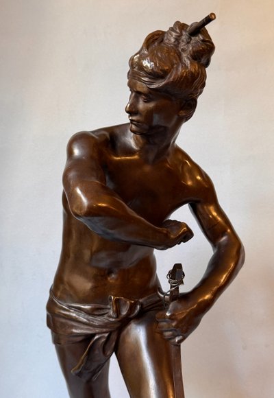 Scultura in bronzo "Sarpedon" Henri Peinte - Siot Decauville H 63