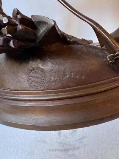Scultura in bronzo "Sarpedon" Henri Peinte - Siot Decauville H 63