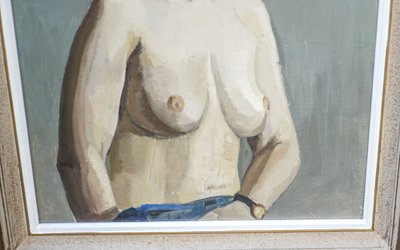GÉRY-GALY Margueritte, 1890-1980, Busto nudo, Olio su tela