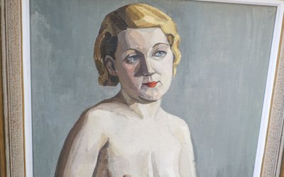 GÉRY-GALY Margueritte, 1890-1980, Busto nudo, Olio su tela