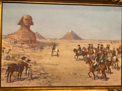 Orientalist painting of Napoleon by Chepfer
