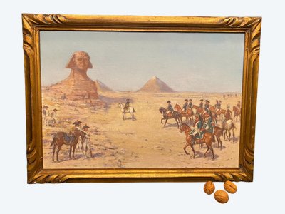 Orientalist painting of Napoleon by Chepfer