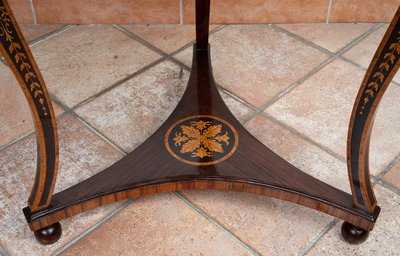 Antique Lombardy coffee table, early 20th century.