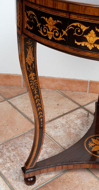 Antique Lombardy coffee table, early 20th century.