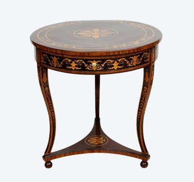 Antique Lombardy coffee table, early 20th century.