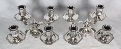 Pair of Christofle Dupérier candelabras 20th century