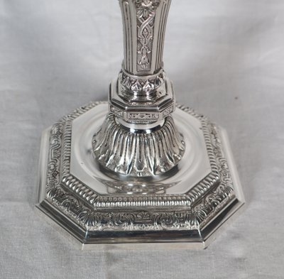 Pair of Christofle Dupérier candelabras 20th century
