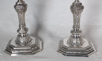 Pair of Christofle Dupérier candelabras 20th century