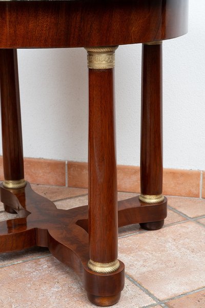 Antico tavolino da caffè in stile Impero, Francia, XX secolo.