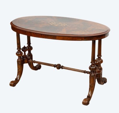 Table basse ancienne Angleterre 19ème siècle.
