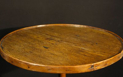 Guéridon directoire Fin XVIIIème siècle  Chêne 