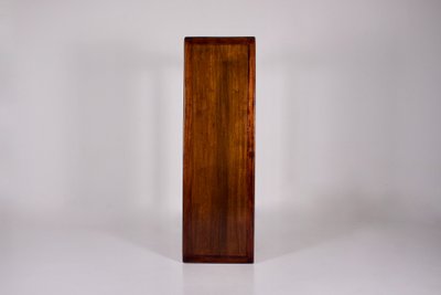 Sergio Rodriguez-style console table in exotic wood.