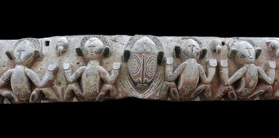 Architrave di Abelam, Arte tribale, Arte oceaniana, Oceania, scultura monumentale, Arte primitiva, 505 cm