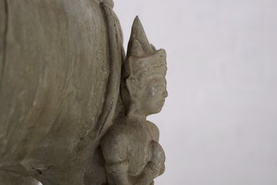 Elefante con guerrieri in celadon, Siam