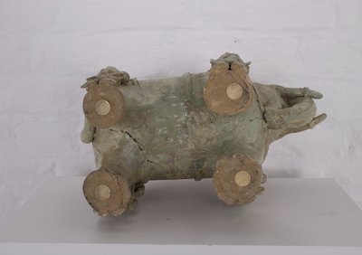 Elefante con guerrieri in celadon, Siam