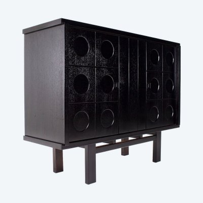Mobile bar brutalista nero
