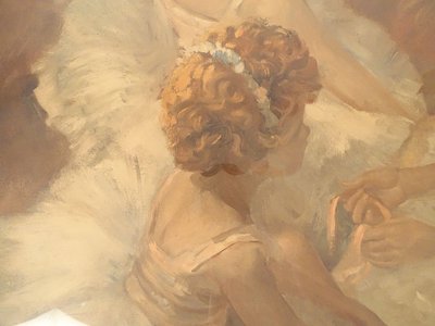 HSP painting John Strevens ballerinas young dancers ballet girls XXth century