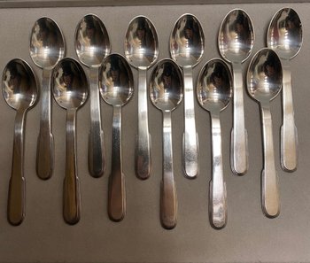 Set di 12 cucchiai da caffè modello LAOS