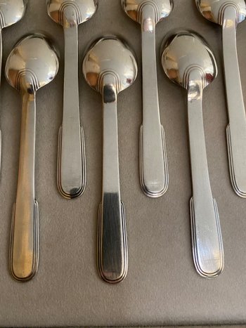 Set di 12 cucchiai da caffè modello LAOS