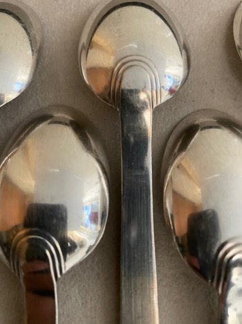 Set di 12 cucchiai da caffè modello LAOS
