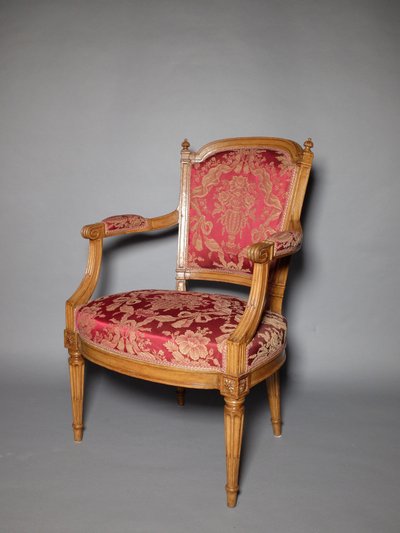 Paire de fauteuils lyonnais d'époque Louis XVI