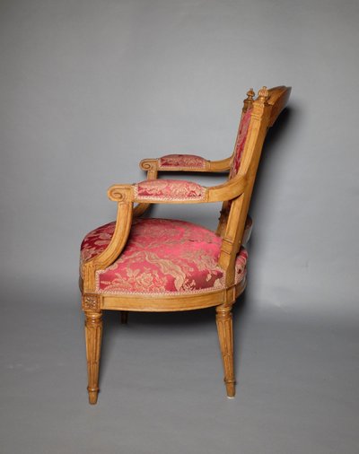 Paire de fauteuils lyonnais d'époque Louis XVI