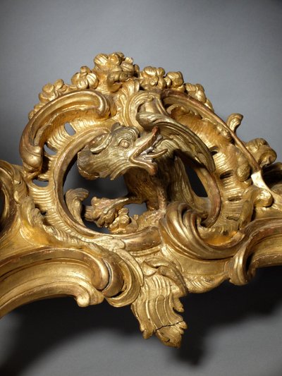 Louis XV dragon console table