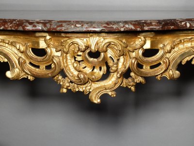 Louis XV dragon console table