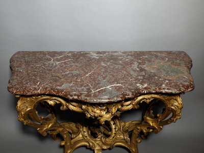Louis XV dragon console table