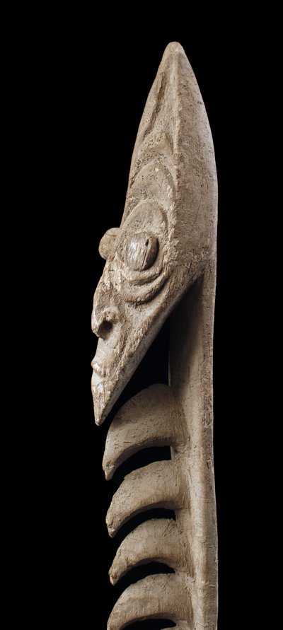 Figura di culto Yipwon, scultura, arte tribale, Papua Nuova Guinea, arte dell'Oceania, 89 cm